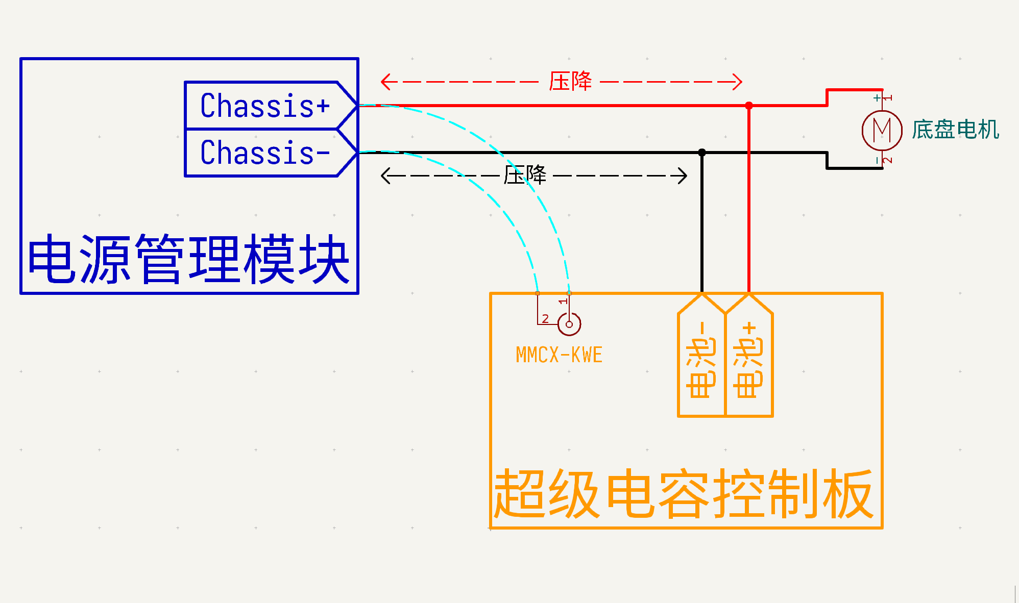 线损电压降示意图