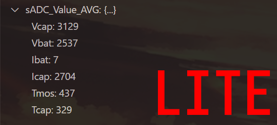 Lite 版本 ADC 参考值